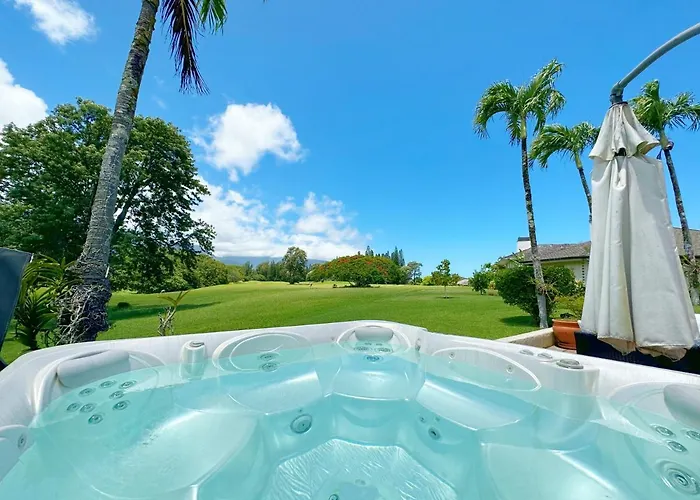 Coral Hale 5Br 3Ba Luxury Home, Ac, Hot Tub And Stunning Views Princeville