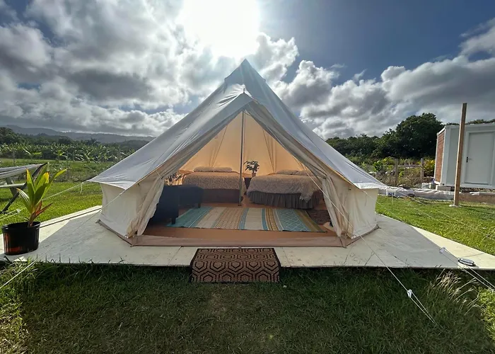 Maleka Farm: Tent Glamping North Shore Oahu Laie