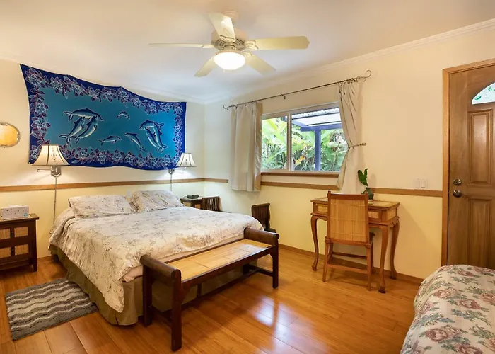 Mango Sunset Bnb Inn At Lyman Organic Kona Coffee Farms Kalaoa