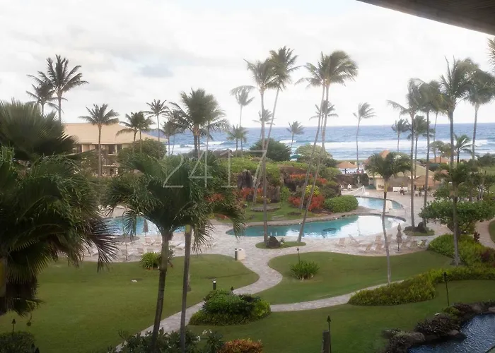 2417 At Oceanfront Resort Lihue Kauai Beach Drive Private Condo